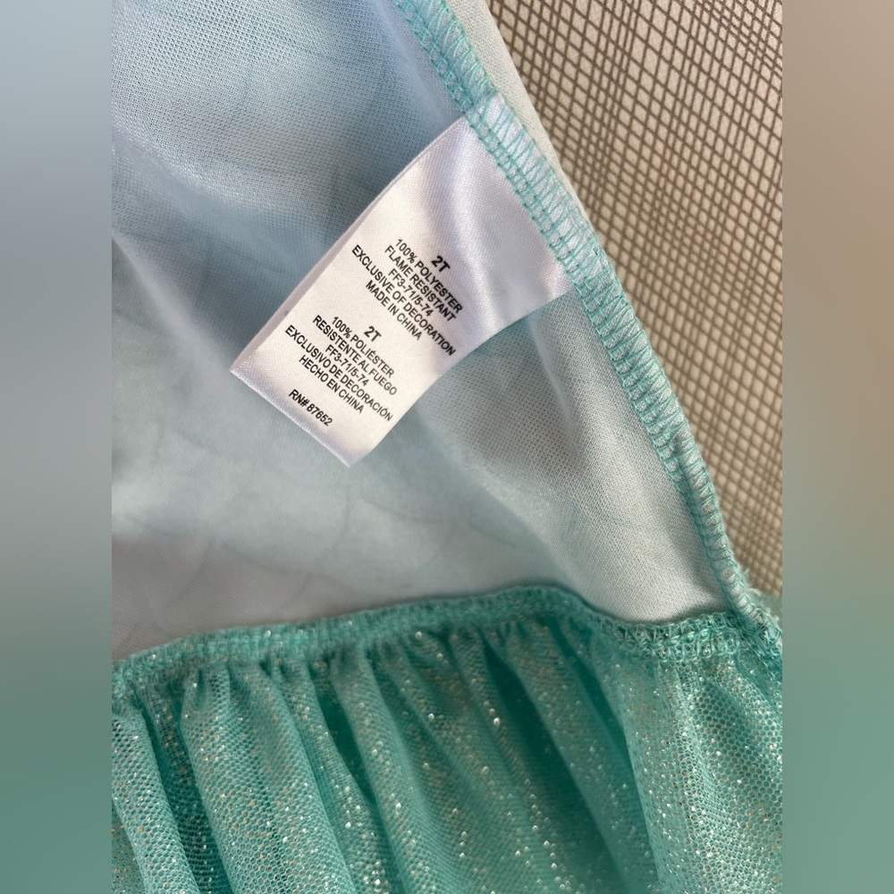 Disney Princess - Ariel teal dress-up gown Dress (Size 2t) - Picture 7 of 7